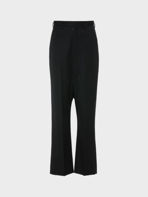 Dropped-Rise Wool Trousers