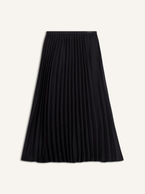 MIDI PLEATED SKIRT