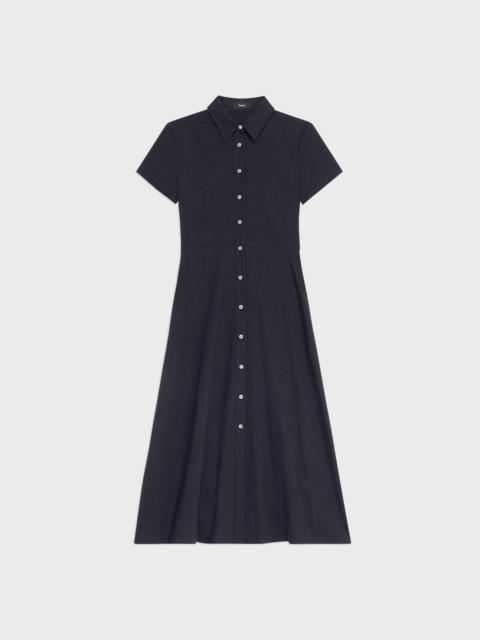 Midi Shirt Dress in Good Linen