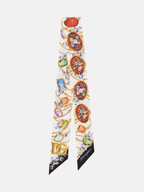 DG silk scarf