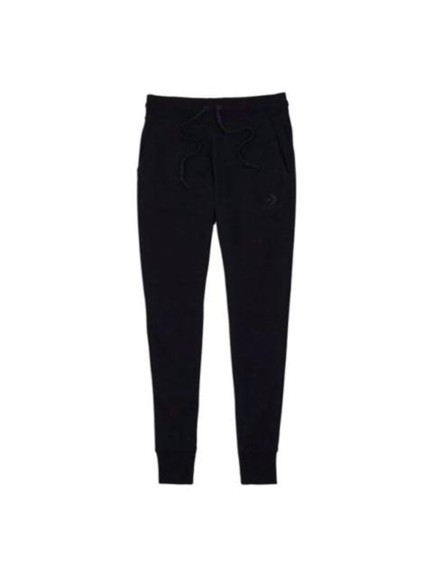 Converse High Waisted Sweatpants 'Black' 10018407-A01