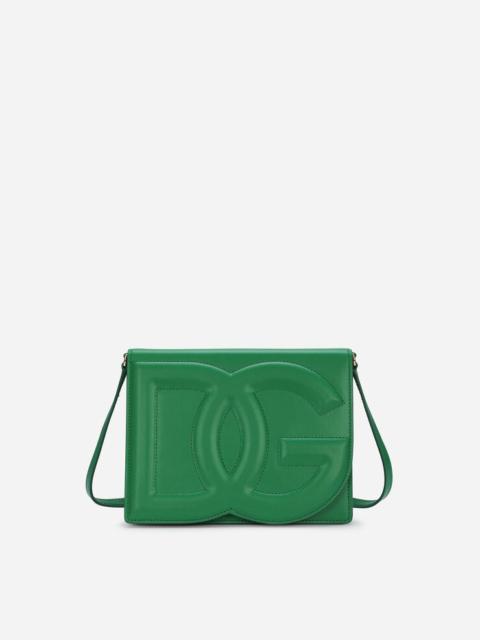 Calfskin DG logo crossbody bag