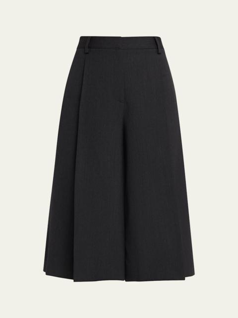 Steffens Shorts in Micro Herringbone Suiting