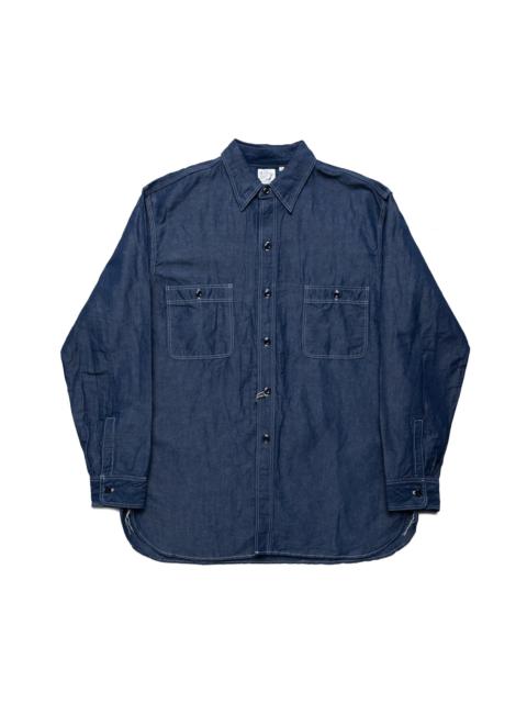 Supima 100/2 Linen Dungaree Work Shirt - One Wash