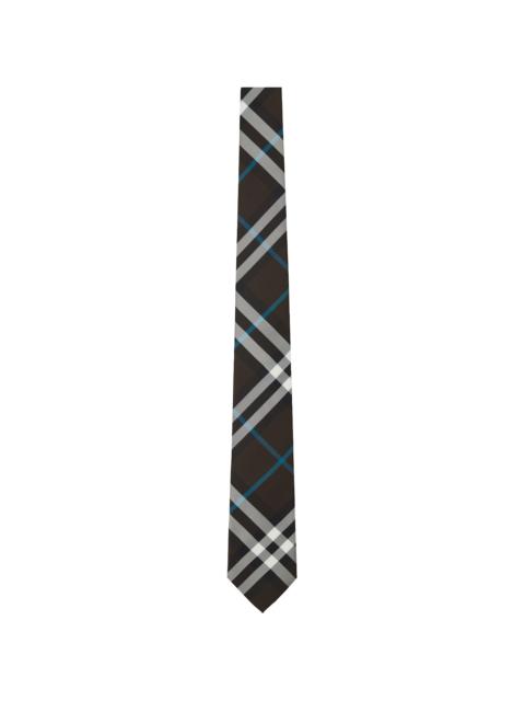 Multicolor Check Silk Tie