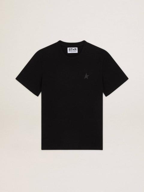 Black Star Collection T-shirt with tone-on-tone star on the front