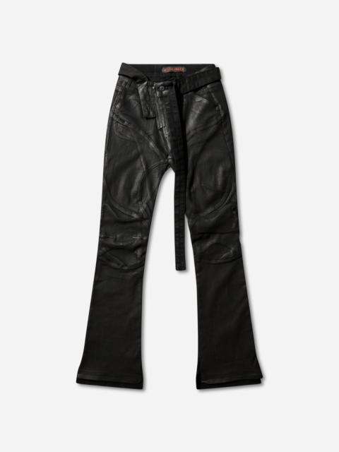 Women's Glazed Mulitline Jeans Black