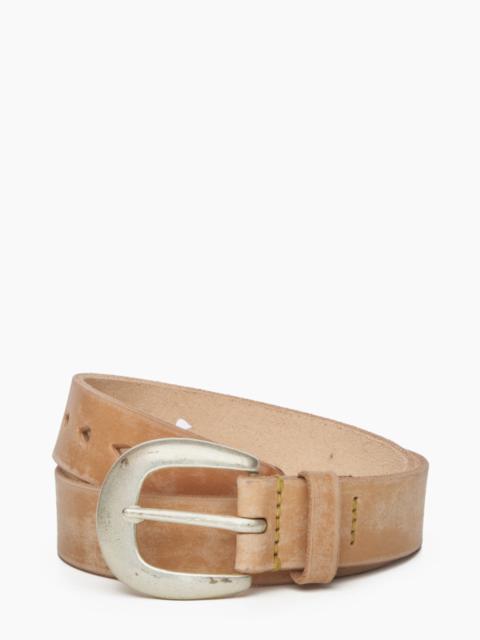 6210 WILD LEATHER BELT NATURAL
