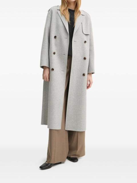 wool-cashmere double-breasted coat