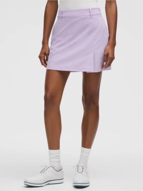 Stretch Twill Front Pleat Golf Skirt