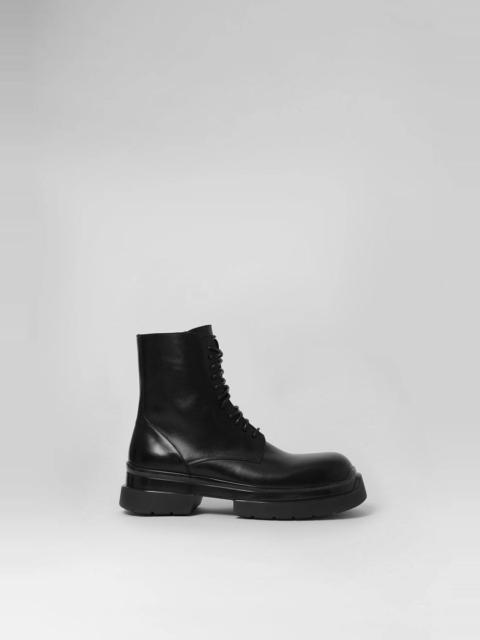 Ann Demeulemeester Koos Combat Boots Black | REVERSIBLE