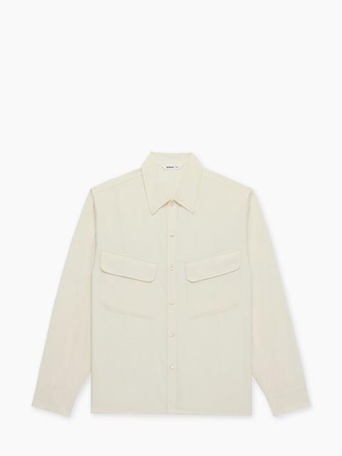 3SIXTEEN WESTERN OVERSHIRT ECRU