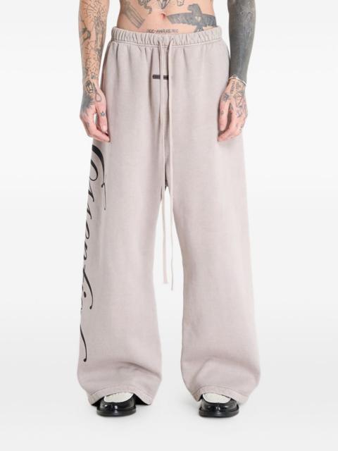 logo-print track pants