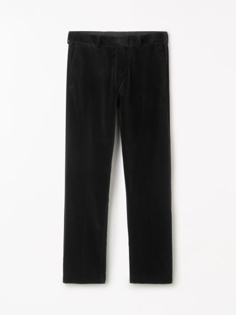Tense Mid-Rise Velvet Trousers