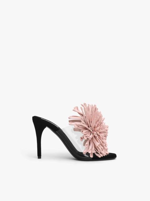 ASYMETRIC HEEL SANDALS IN LAMBSKIN