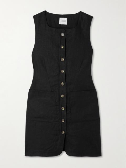 Emma Linen Mini Dress