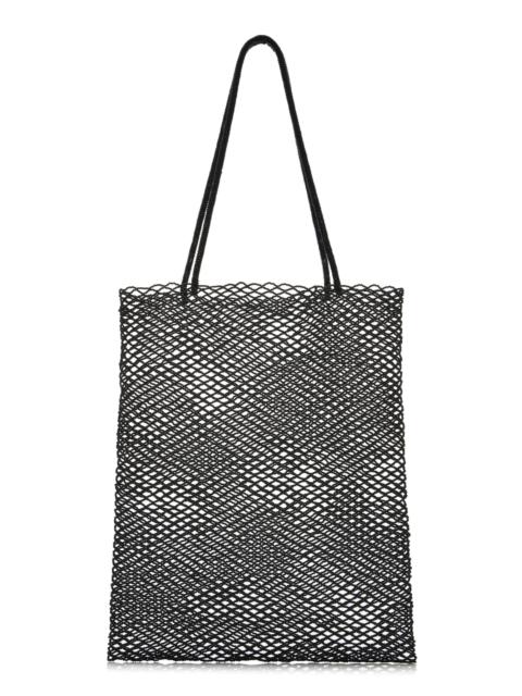 Handmade Beaded Tote Bag black