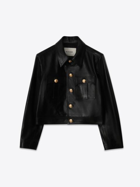 LEATHER JACKET 74 BLACK