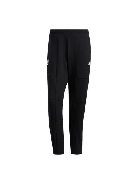 Men's adidas Wj Kn Warm Pnt Small Logo Sports Pants/Trousers/Joggers Black H39281