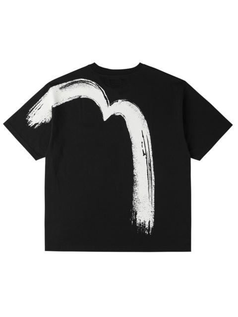 Hand-Brushed Daicock Print T-Shirt