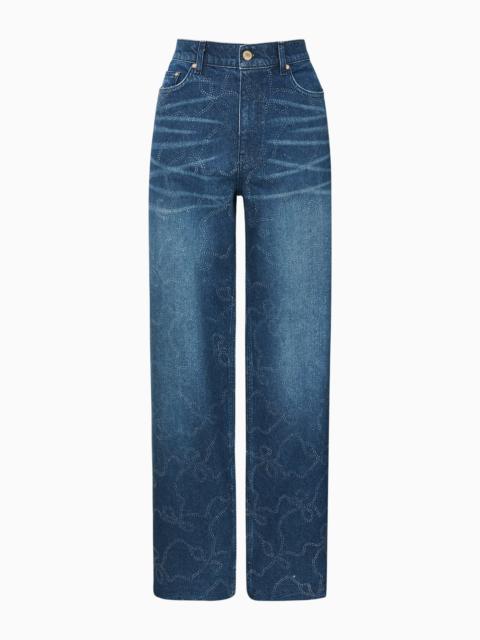 Dessa Crystal Bow Jeans