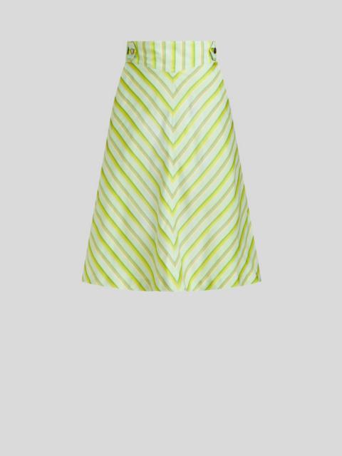 DEGRADÉ STRIPED SKIRT