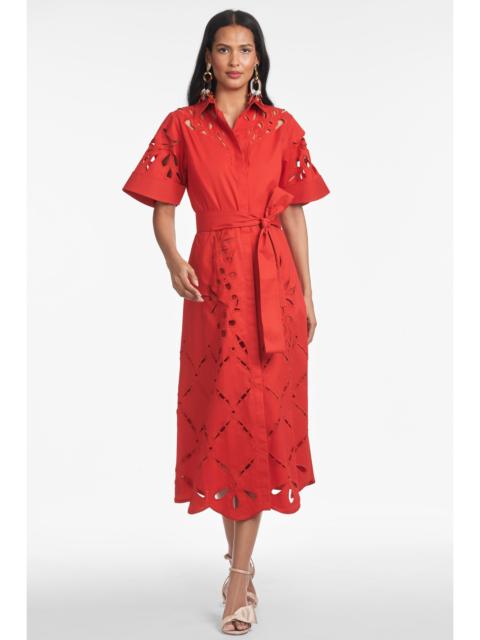 VINCENZA DRESS - CHERRY