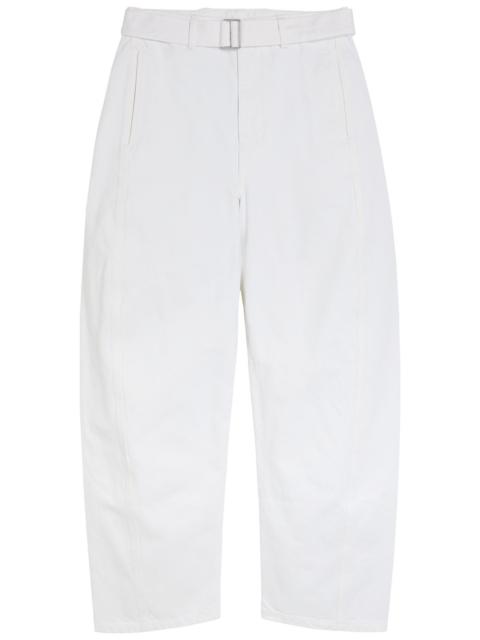 Lemaire Twisted Belted Barrel-leg Jeans