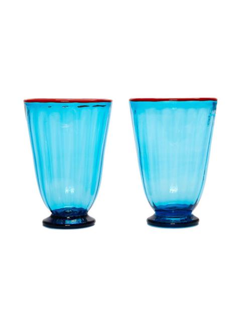 Set of 2 Glasses - Turquoise