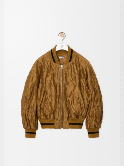 Bomber jacket in technical fabric