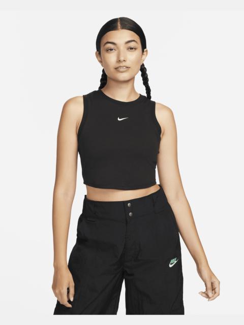 Nike Sportswear Chill Knit Women's Tight Cropped Mini-Rib Tank Top