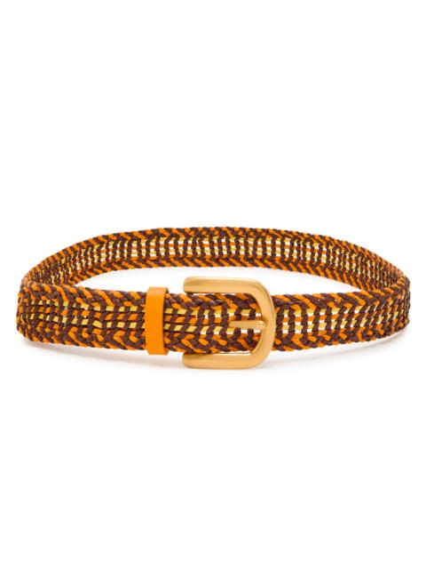Gabriela Hearst Sam Woven Leather Belt