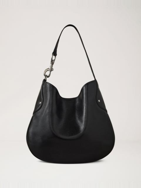 Hackney Shoulder Bag
Black High Shine Leather