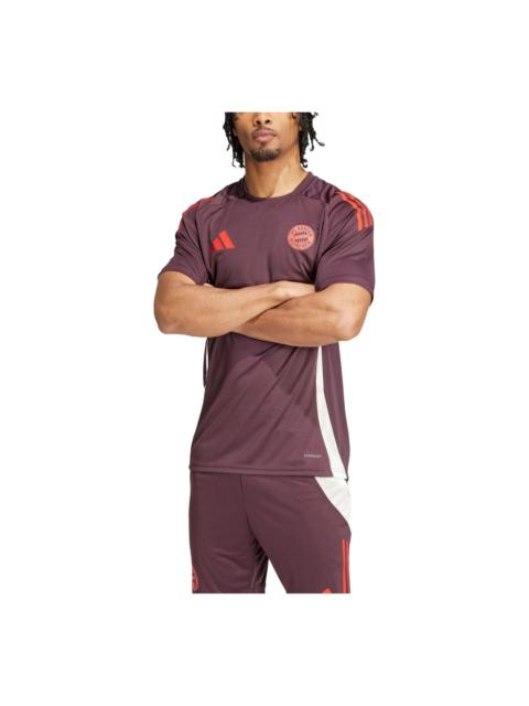 adidas FC Bayern Tiro 24 Training Football Jersey Asia Sizing 'Purple' IS9935