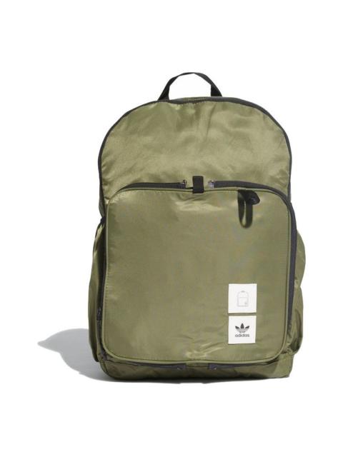 adidas Originals Packable Backpack 'Olive Green' DV0261