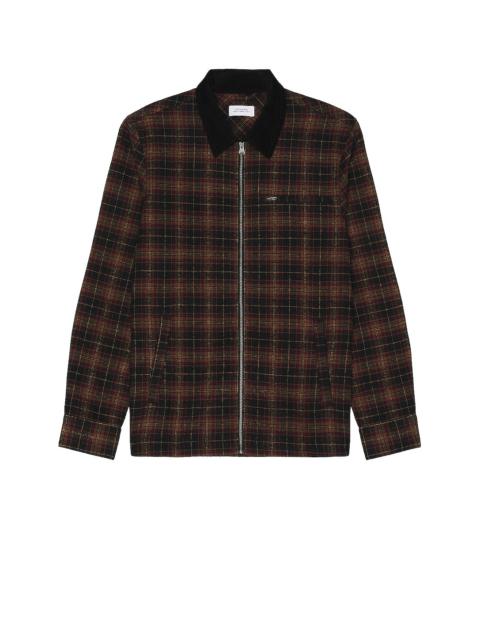 Ryan Zip Front Flannel Shirt