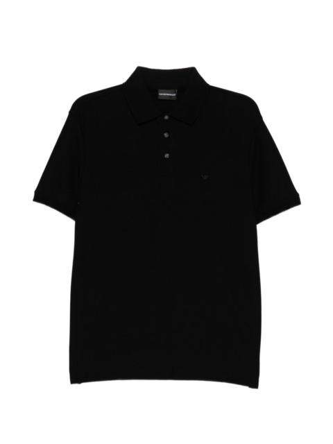 logo-embroidered polo shirt