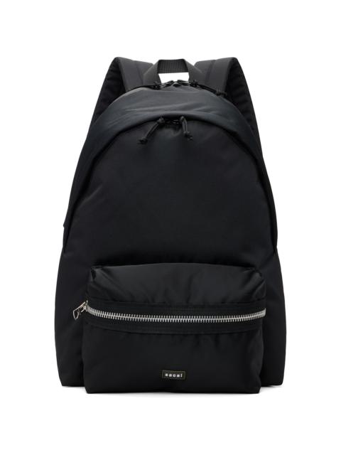 Black Pocket Backpack