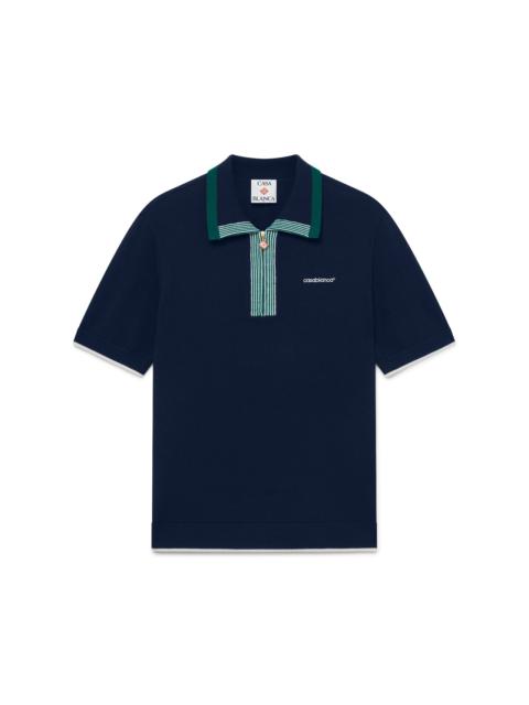 Knit Tennis Polo Shirt | Casablanca Paris