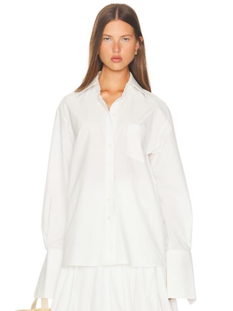 Classic Oversized Shirt in Tech Poplin
