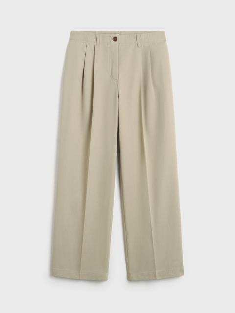 Relaxed chino trousers desert