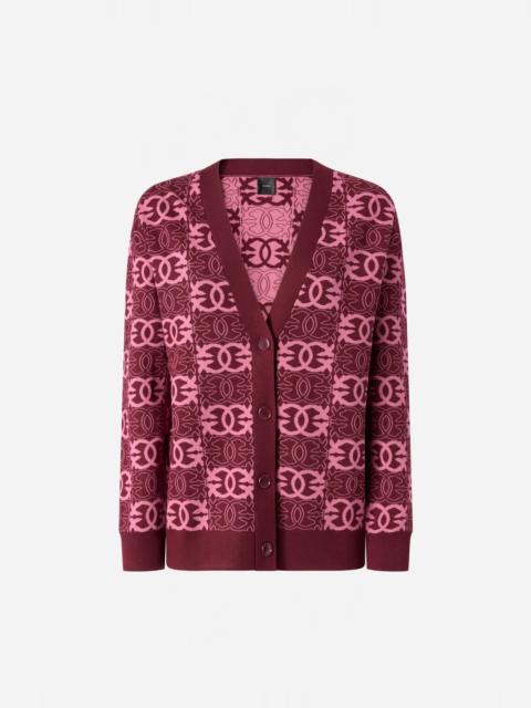 CARDIGAN WITH LOVE BIRDS LOGO