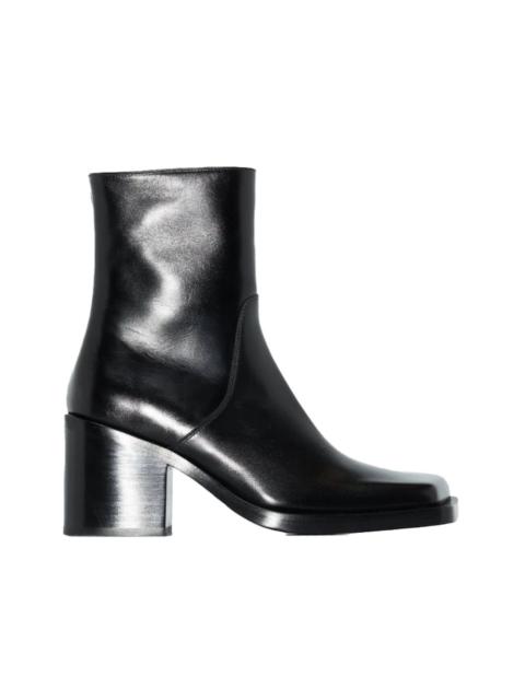 Balenciaga Black Cut 80 Boots Black Leather