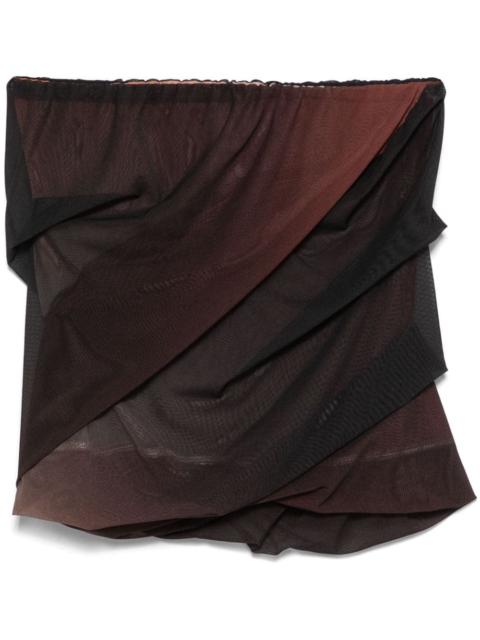 gradient-effect mini skirt