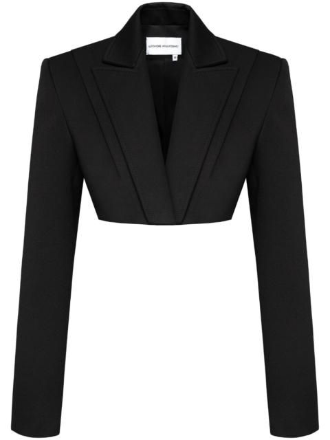 cropped blazer