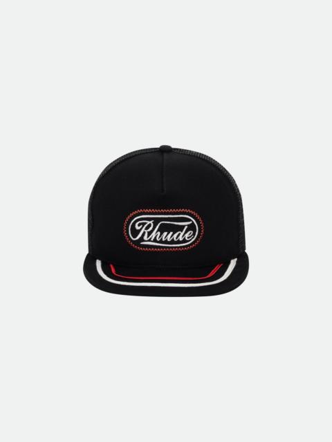 RHUDE PATCH TRUCKER HAT