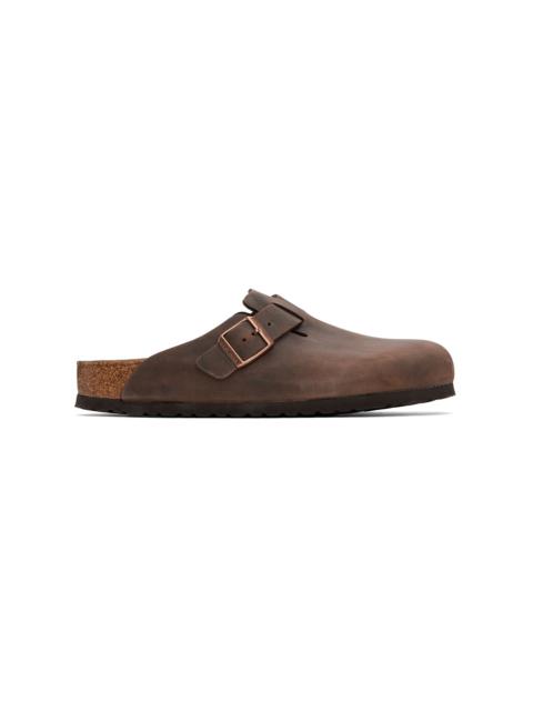 Brown Regular Boston Soft Footbed Slip-on Loafers