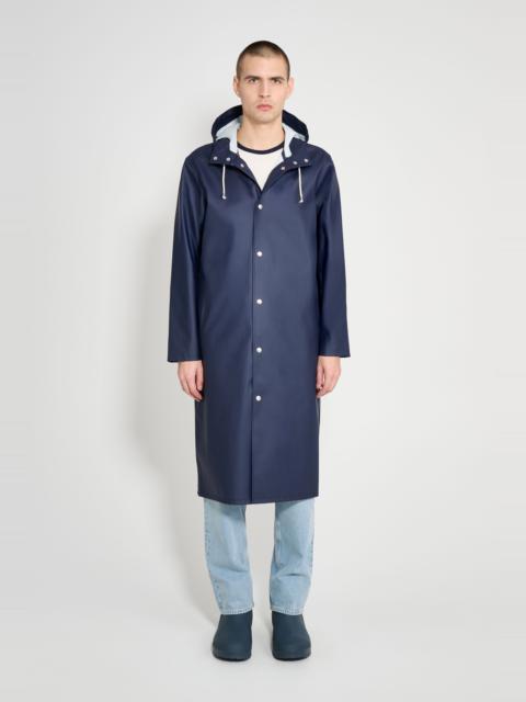 Stockholm Long Raincoat Navy