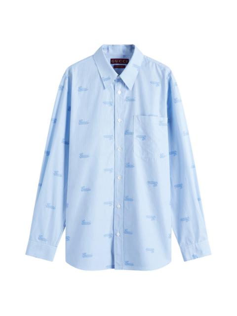 Gucci Script Print Shirt