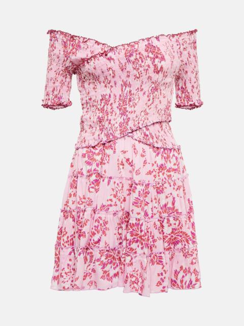 Soledad printed minidress